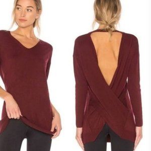 Vimmia Long Sleeves Shavasana Reversible Sweater Sz S